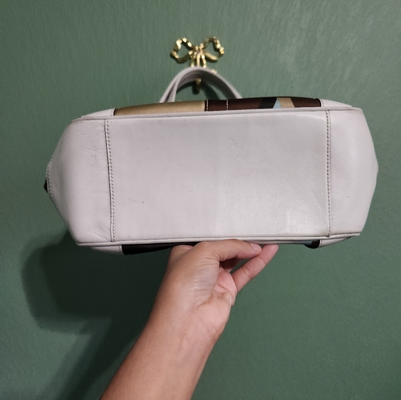 Coach Ergo Multi Color Signature Scarf Print Medium Hobo Shoulder Bag - Picture 3 of 12